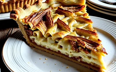 Recette facile de tarte aux pâtes et fromage fondant