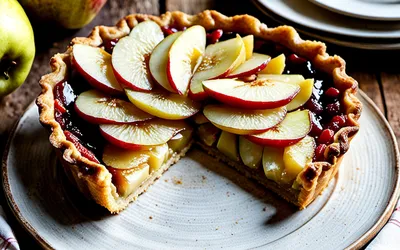 Recette facile de tarte duo pommes et poires gourmande