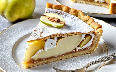 Recette facile de tarte poire nougat gourmande et rapide