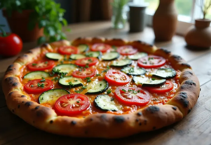Tarte Méditerranéenne Savoureuse aux Légumes et Fromage