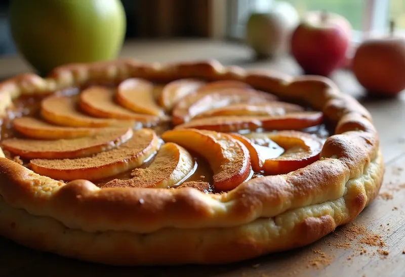 Tarte moelleuse à la cannelle et au gingembre