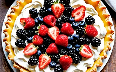 Recette facile de tarte moelleuse aux fruits rouges pour un dessert gourmand