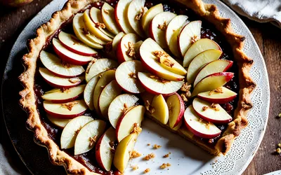 Recette Tarte Normande du Bocage : Tarte aux Pommes et Crème