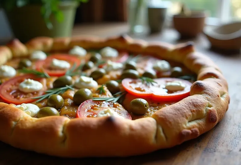 Tarte provençale aux olives vertes : recette facile et savoureuse