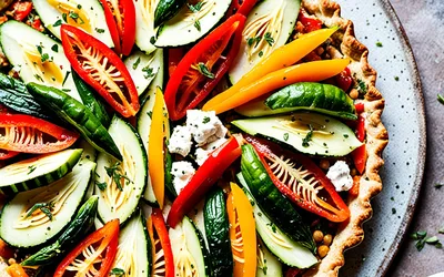 Recette facile de tarte provençale maison aux légumes du soleil