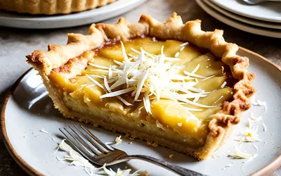 Recette facile et rapide de tarte à la noix de coco fondante