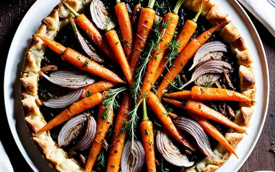 Recette facile de tarte au lapin et carottes fondantes