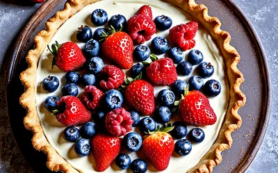 Recette facile de tarte sablée aux fruits rouges, dessert gourmand