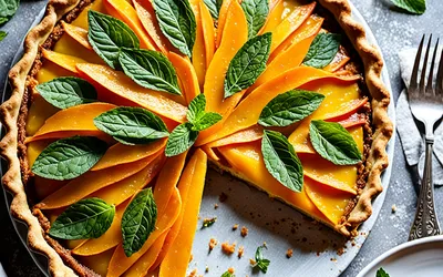 Recette facile de tarte salée aux carottes et menthe fraîche