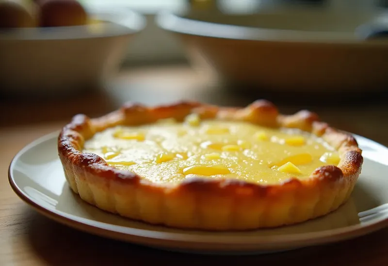 Tarte sans pâte à l'ananas : dessert léger et fruité
