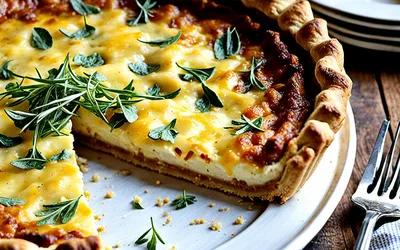 Recette facile de tarte à la bière et fromage - savoureuse et rapide