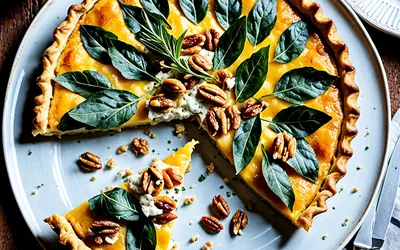 Recette facile de tarte à la Fourme d'Ambert gourmande et rapide