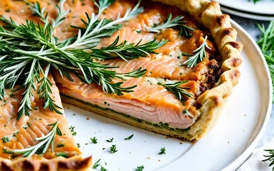 Recette facile de tarte à la truite fumée, savoureuse et rapide