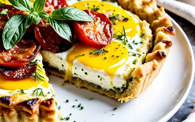Recette facile de tarte au Boursin et chorizo, savoureuse et rapide