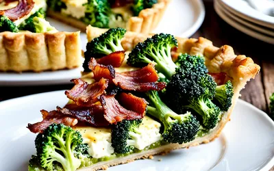 Tarte brocoli bacon camembert : recette facile et gourmande