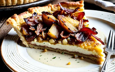 Recette facile de tarte au reblochon façon tartiflette savoureuse
