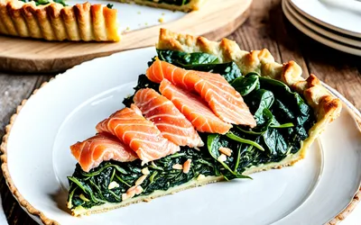 Tarte au saumon frais et épinards : recette facile et gourmande