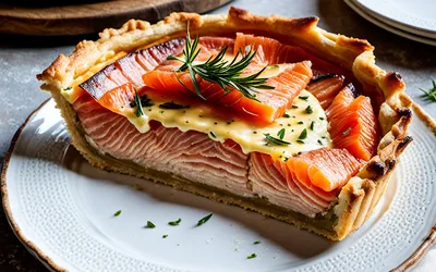 Recette facile de tarte saumon poireaux - plat savoureux et rapide