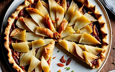Recette facile de tarte au surimi et oignons caramélisés