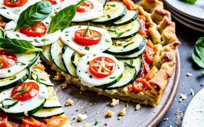 Recette facile de tarte courgettes surimi savoureuse et rapide