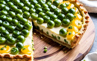 Recette facile de tarte aux petits pois frais - Délicieuse et rapide