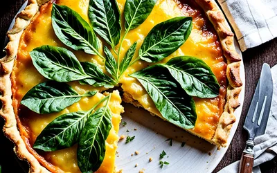 Recette facile de tarte aux poivrons verts fondants - Plat végétarien savoureux