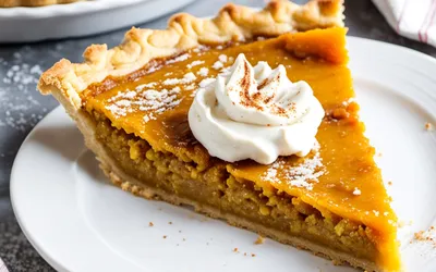Recette facile de tarte sucrée à la courge pour un dessert gourmand