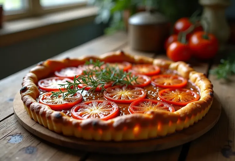 Tarte Tatin à la Tomate Olivette : Recette Facile et Savoureuse