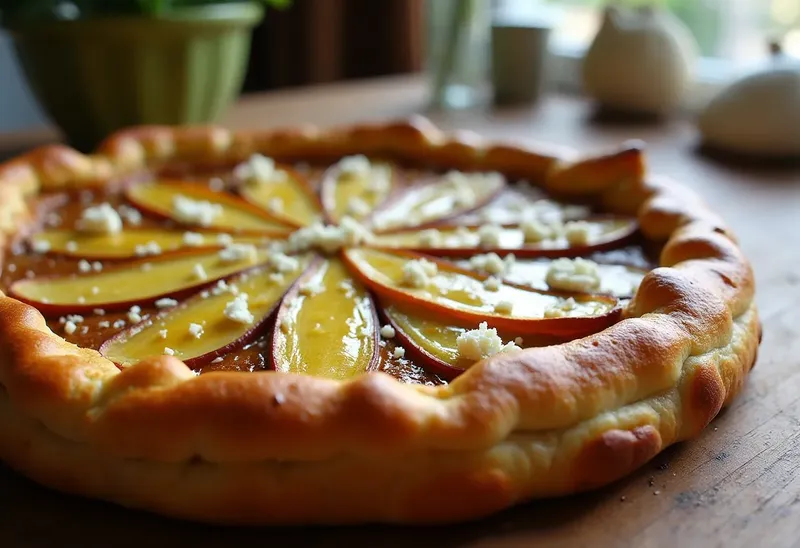 Tarte Tatin aux Endives Caramélisées et Chavignol Fondant