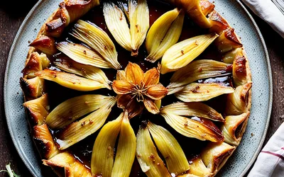 Photo de Tarte Tatin aux Endives Caramélisées : Recette Facile et Gourmande