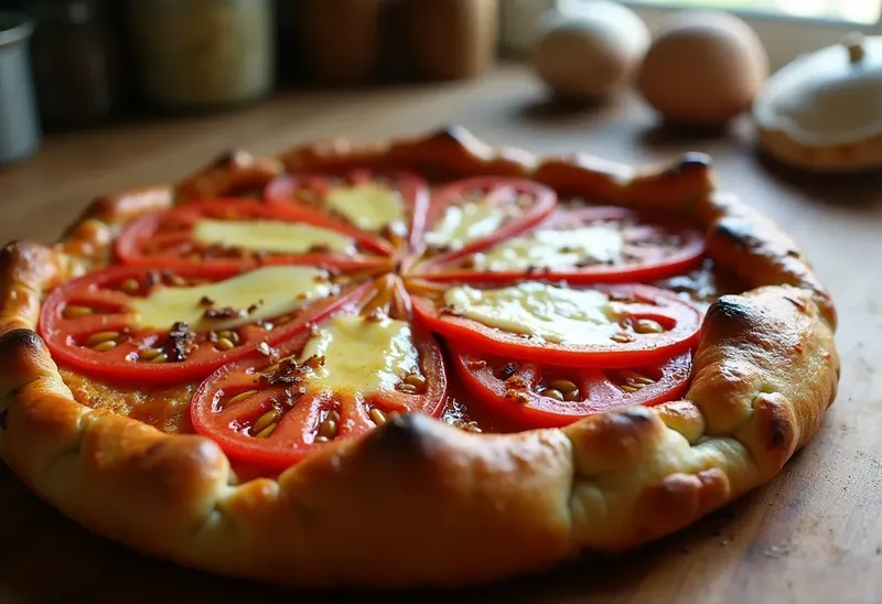Tarte tatin de tomates au chèvre fondant : recette facile et gourmande