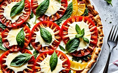 Tarte tomate mozzarella maison : recette facile et gourmande