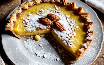 Recette de Tarte Vénitienne Traditionnelle aux Amandes et Vanille