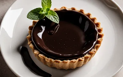 Recette facile de tartelette au chocolat fondant intense pour une personne