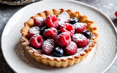 Recette facile de tartelette aux framboises fraîches et crème pâtissière