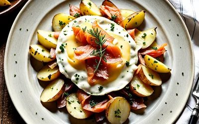 Tartiflette gourmande au saumon fumé : recette facile et savoureuse