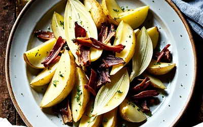 Recette facile de tartiflette aux endives fondantes, savoureuse et gourmande