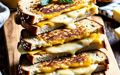 Tartines grillées à la moutarde et au gruyère fondant : recette facile et rapide