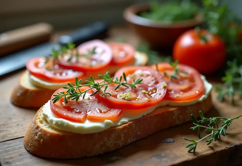 Tartines paysannes gourmandes et faciles à préparer