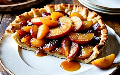 Recette facile de tarte Tatin aux pommes et abricots - dessert gourmand