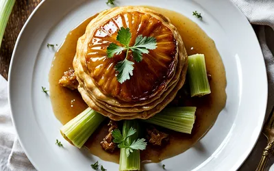 Recette Tatin de Céleri Rémoulade Caramélisé Facile et Gourmande