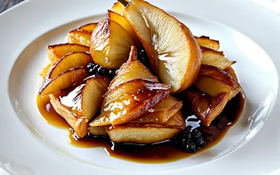 Recette facile de tatin au fromage de chèvre et poires caramélisées