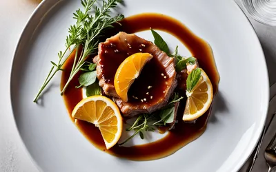 Recette de tendron de veau au caramel d'agrumes fondant et parfumé