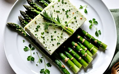 Recette facile de terrine d'asperges verte onctueuse et légère