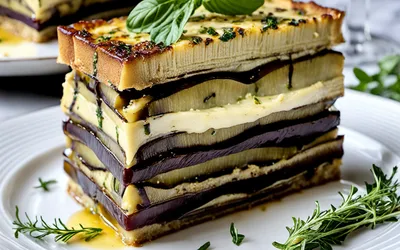 Recette facile de terrine d'aubergines savoureuse pour entrée