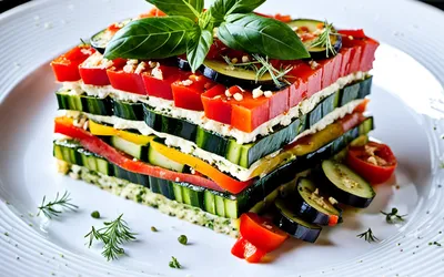 Terrine de légumes méditerranéenne facile : courgette, poivron et aubergine