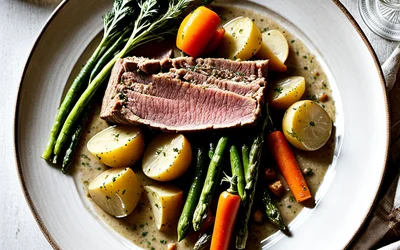Recette facile de terrine de veau au cidre et légumes de saison