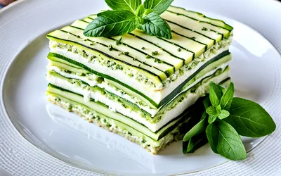 Terrine de courgettes à la menthe : recette fraîche et légère facile