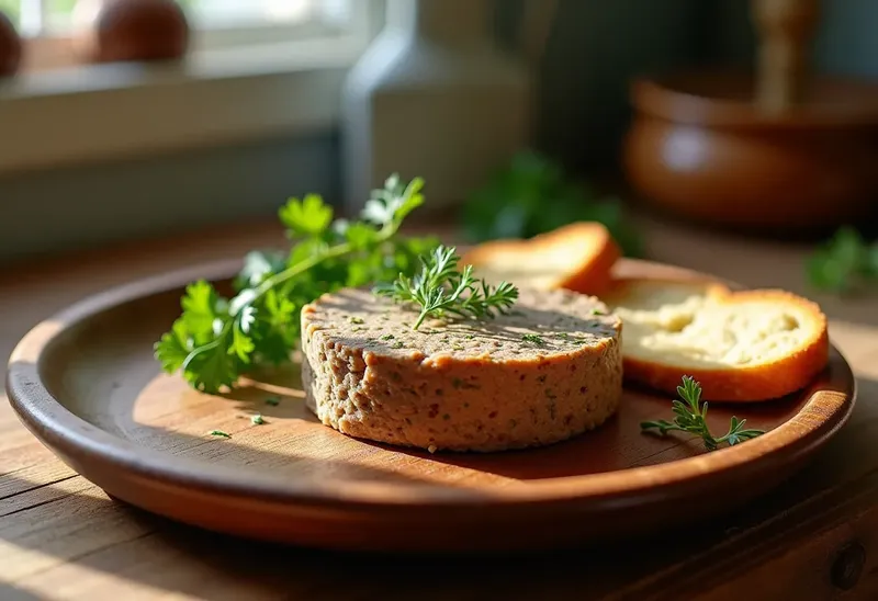 Terrine gourmande de foies de volaille aux herbes fraîches