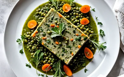 Terrine gourmande de lentilles vertes aux herbes fraîches - Recette facile et saine